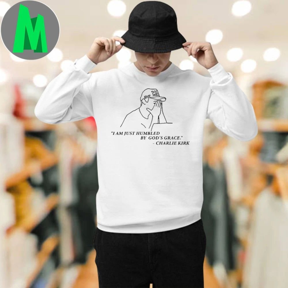 The Charlie Kirk Show God’s Grace Tee Shirt
