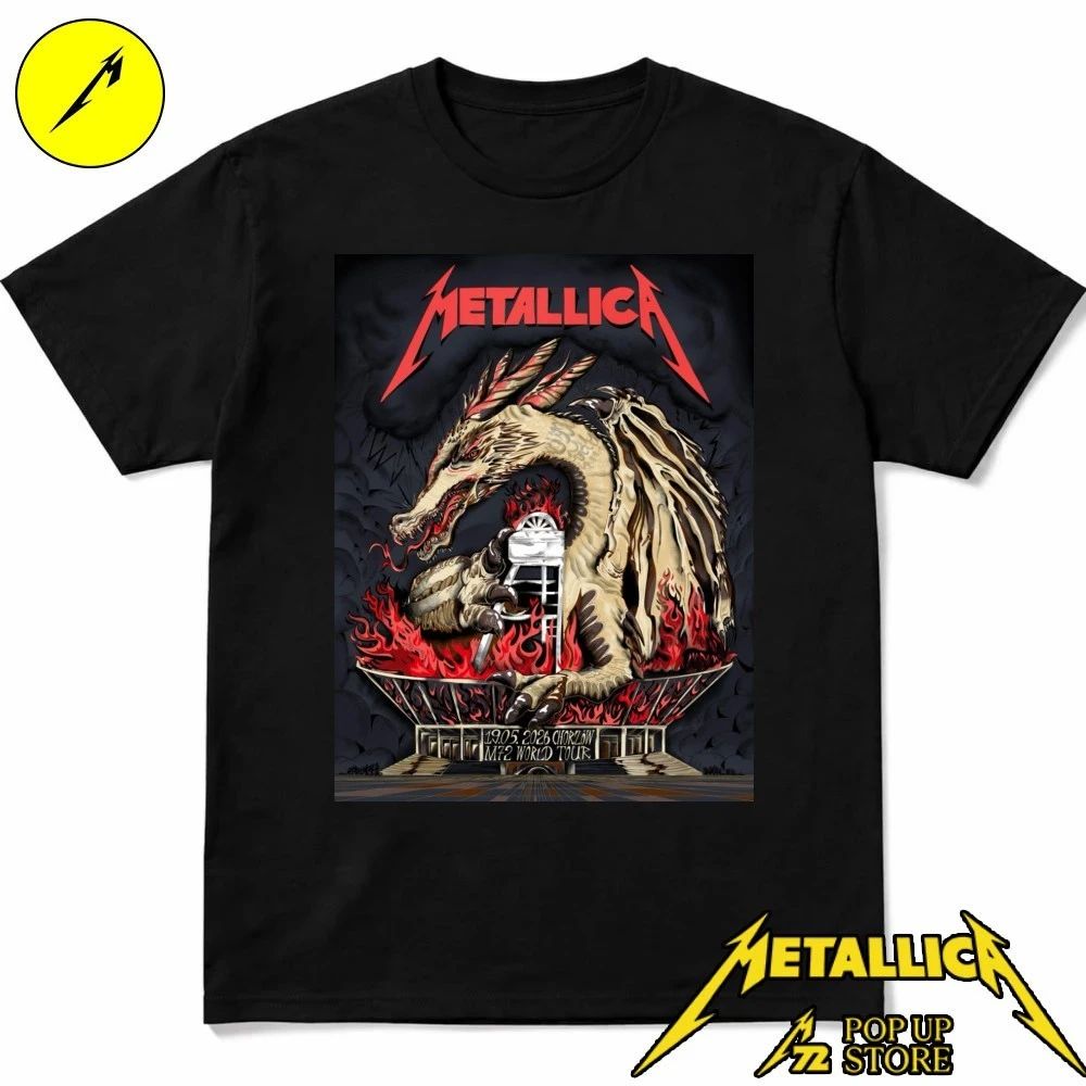Metallica at Stadion Śląski in Chorzów, Poland, on May 19, 2026 The Silesian Dragon Shirt