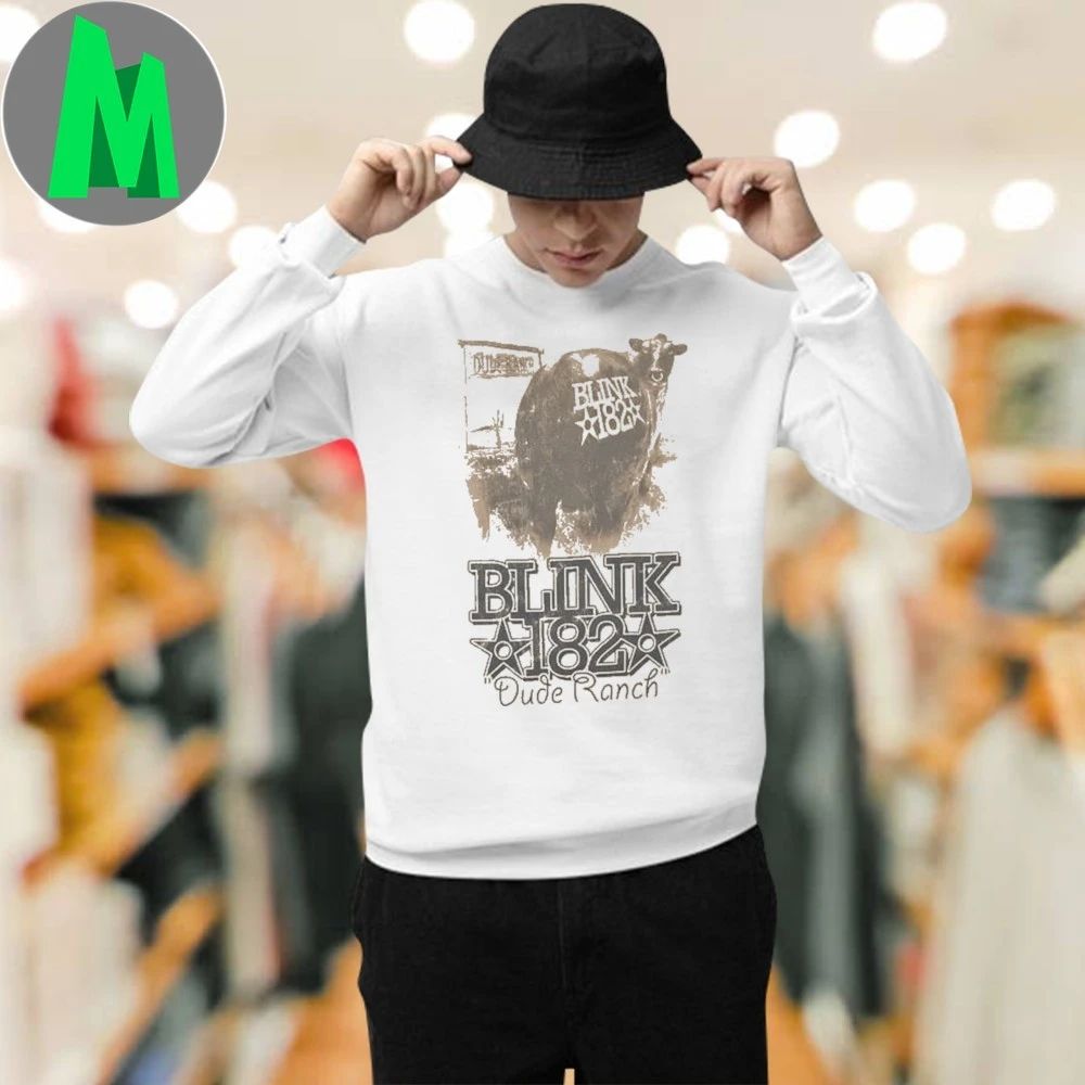 Original Blink 182 Merch Blink-182 Dude Ranch Shirt