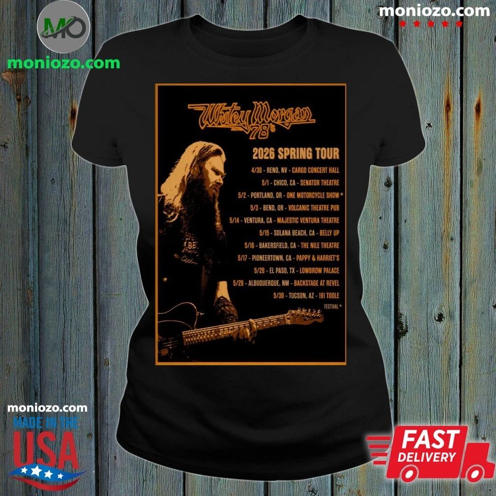 Whitey Morgan Spring 2026 Shoes Poster Shirt – Best Gift for Music Fans