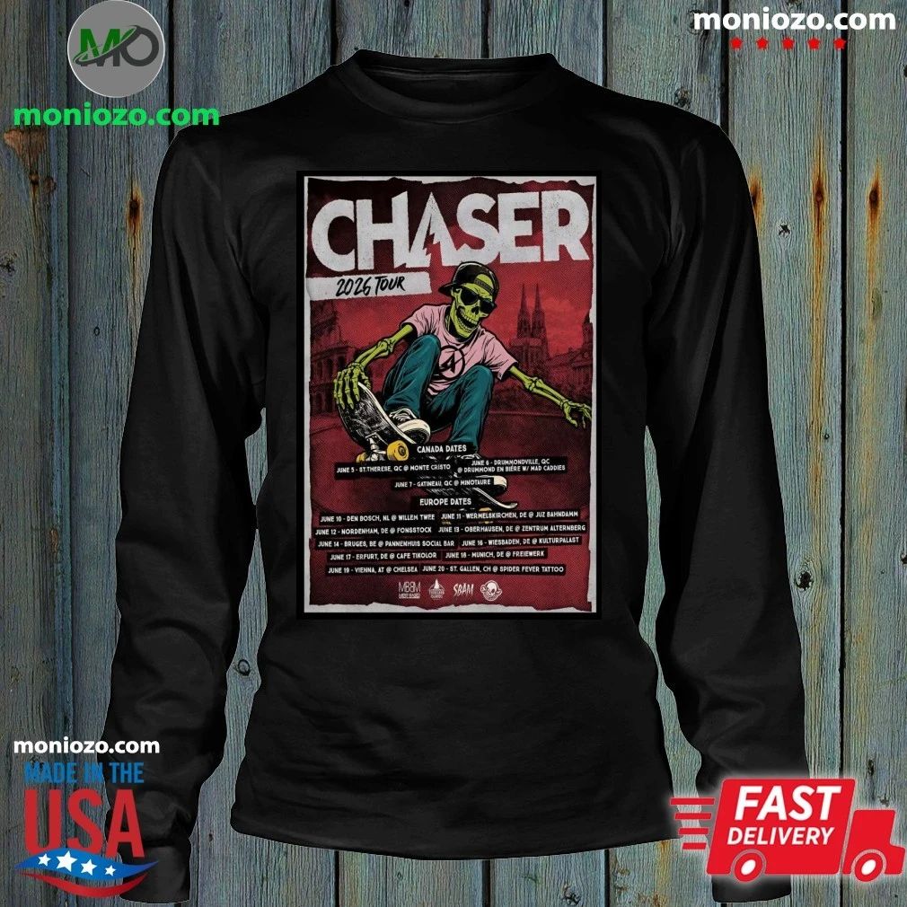 Original Chaser Canada 2026 Tour Poster Shirt – Best Gift for Music Fans