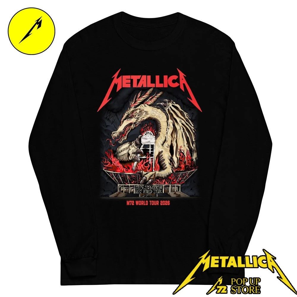 Metallica at Stadion Śląski in Chorzów, Poland, on May 19, 2026 M72 World Tour 2026 The Silesian Dragon By Karol Banach Shirt