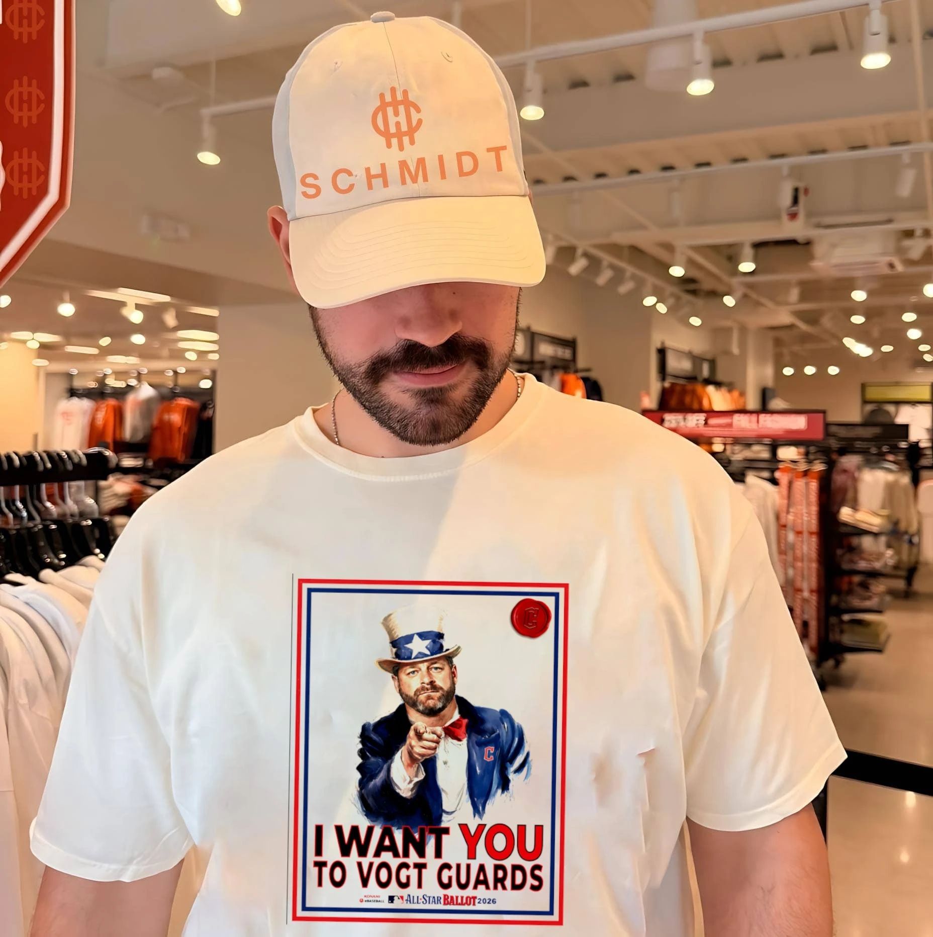Stephen Vogt I Want You to Vogt Guardians All-Star Ballot 2026 shirt