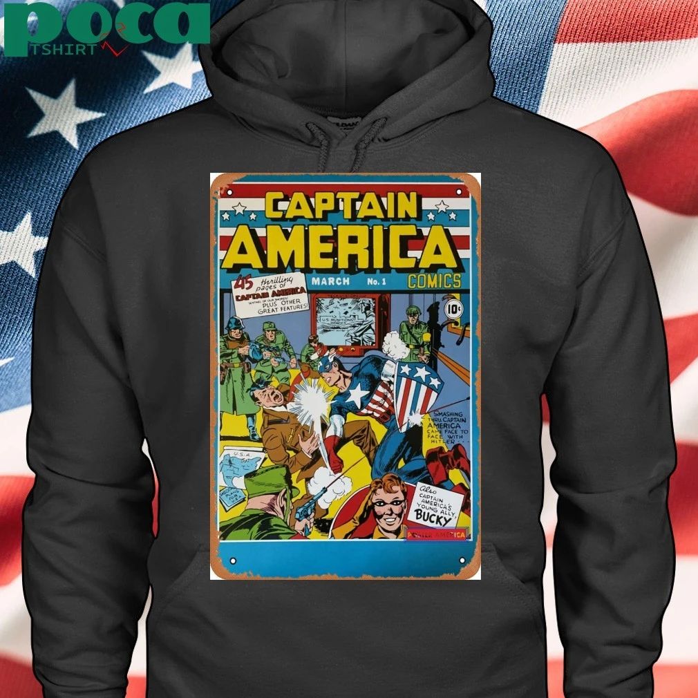 Captain America Punching Hitler Shirt