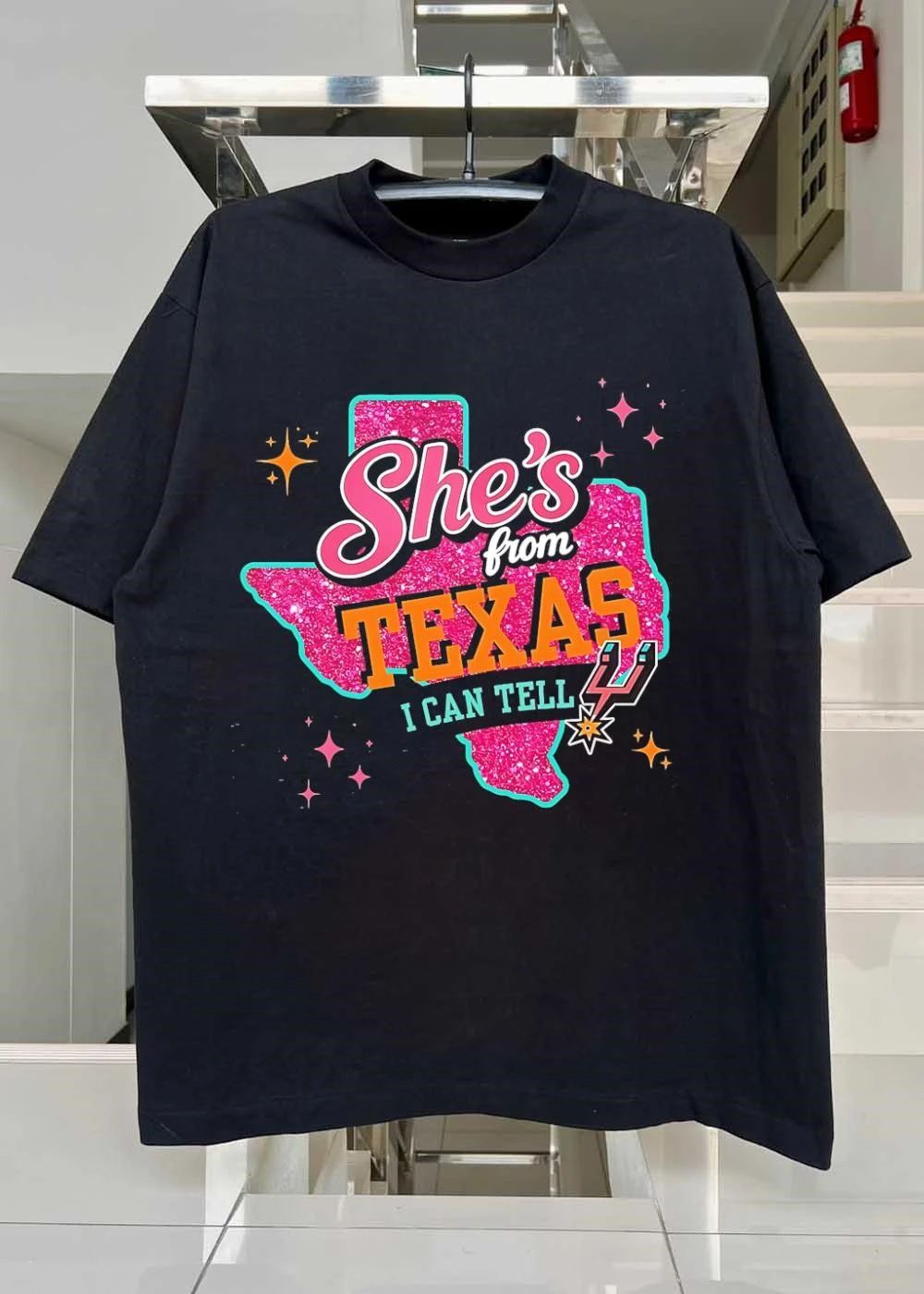 Girls from Texas I Can Tell San Antonio Spurs T-Shirt