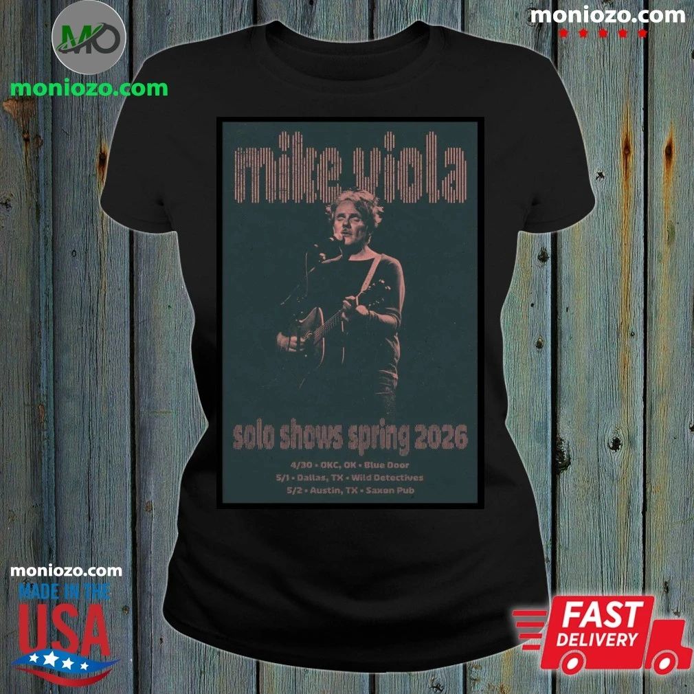 Mike Viola Spring 2026 Solo Tour Poster Shirt