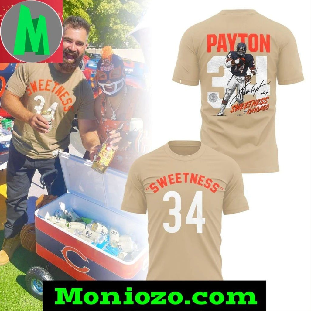 Sweetness 34 Walter Payton Sweetness Of Chicago Shirt