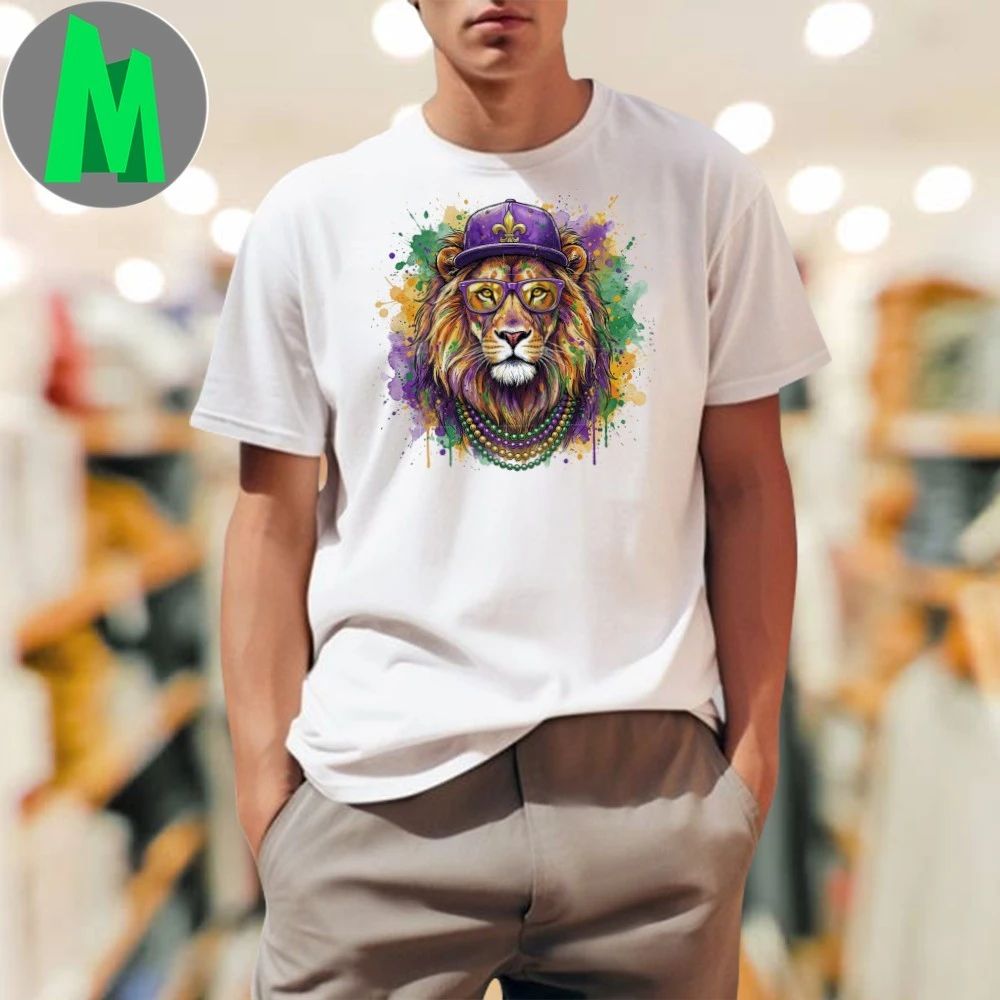 Lion Mardi Gras T-Shirt