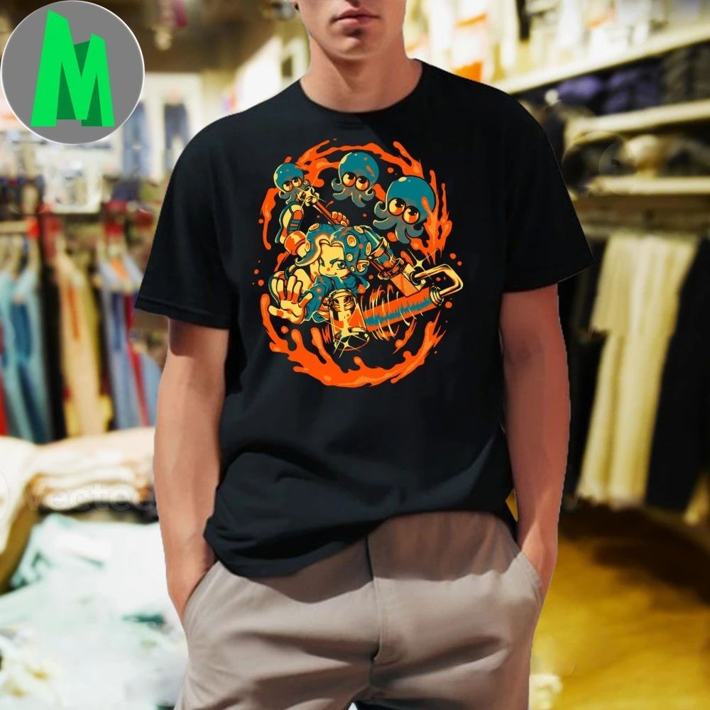 Splatoon Game Paint With Your Heart T-Shirt