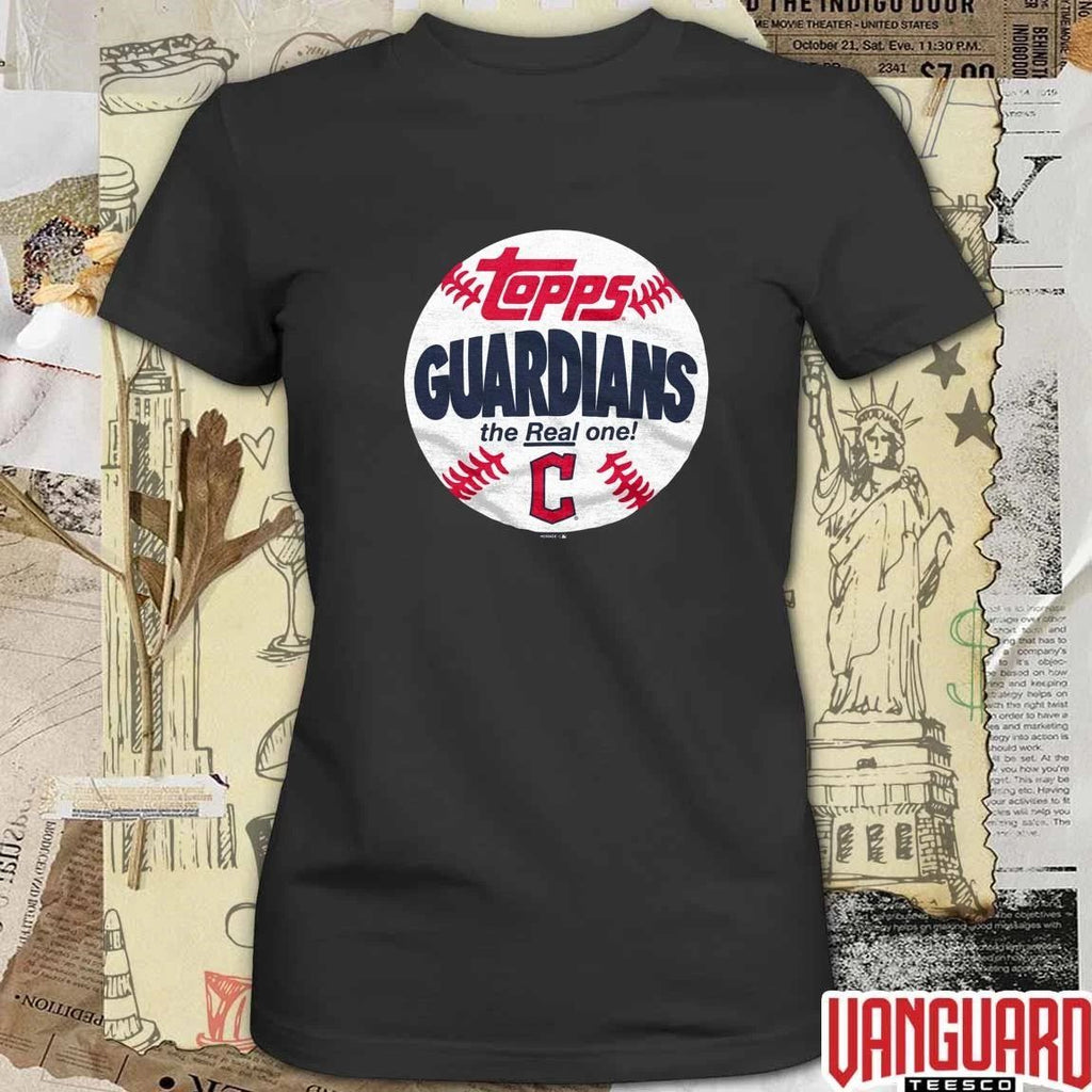 Cleveland Guardians MLB 2026 x Topps Baseball The Real One t-shirt