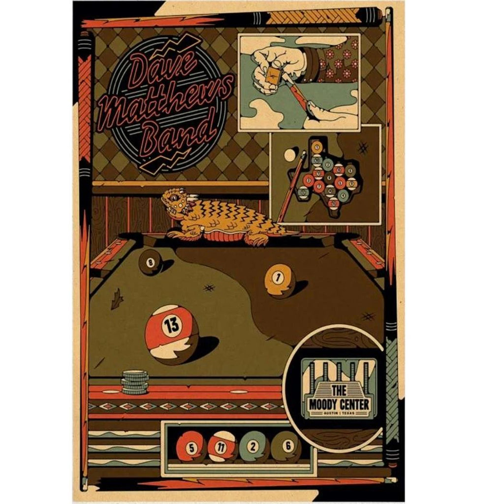 Dave Matthews Band Moody Center ATX May 11, 2026 Poster