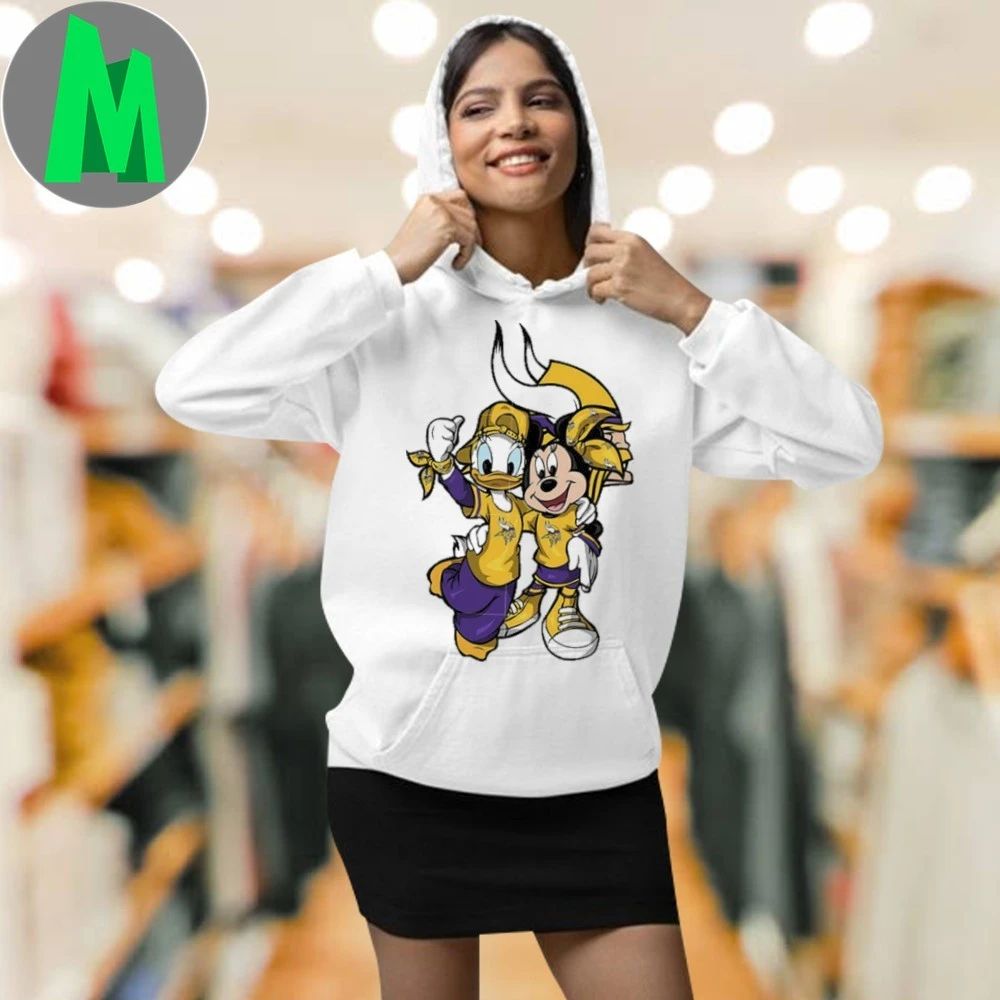 Daisy Minnie Minnesota Vikings Logo 2025 Shirt