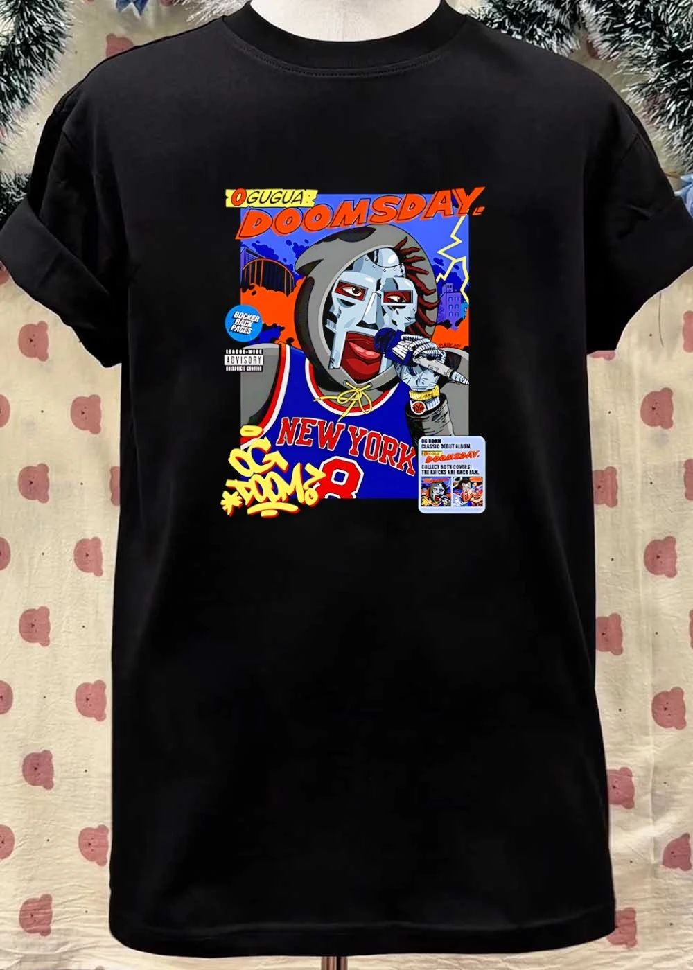 Ogugua Doomsday New York Knick Explicit Content OG Doom Shirt