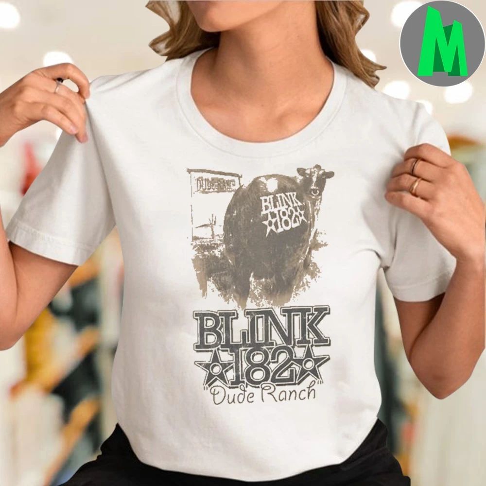 Original Blink 182 Merch Blink-182 Dude Ranch Shirt