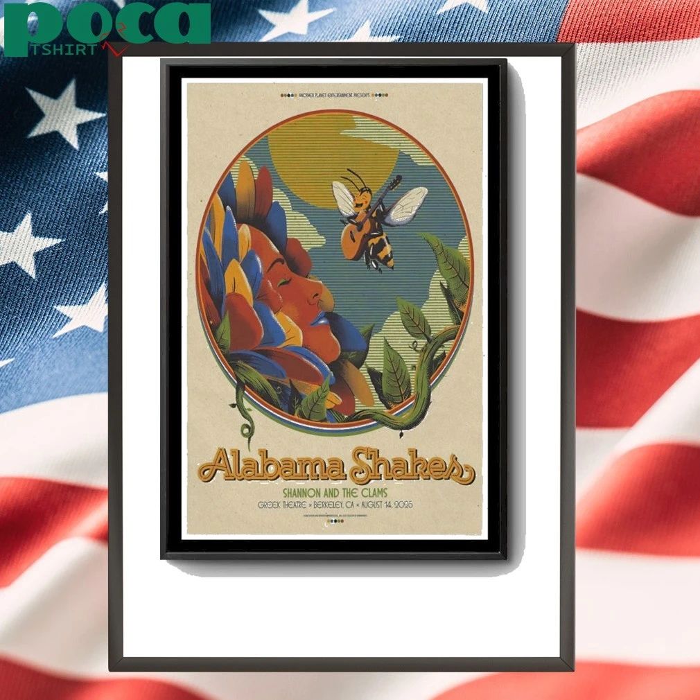 The Greek Theatre-U.C Berkeley Berkeley, CA August 14 2025 Alabama Shakes shirt