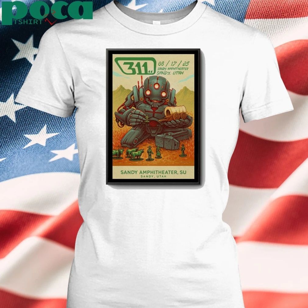 The 311 Concert Salt Lake City, Utah Aug 17 2025 Poster shirt
