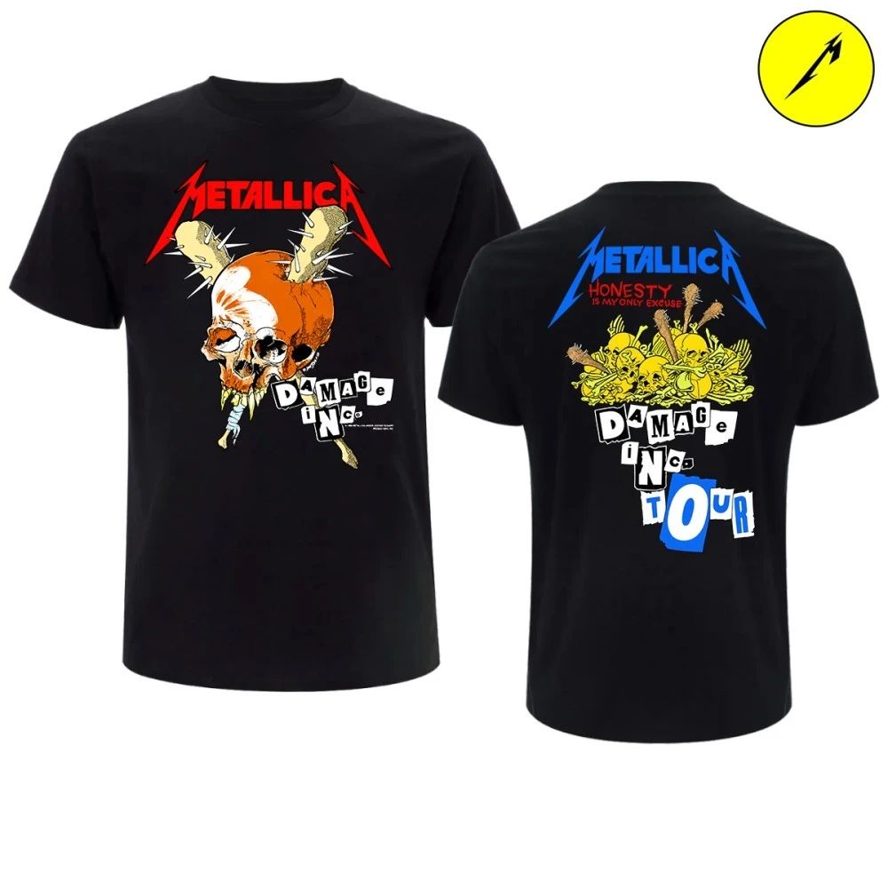 Metallica Pop-up Store M72 World Tour 2026 Damage Inc T-Shirt – Limited Edition