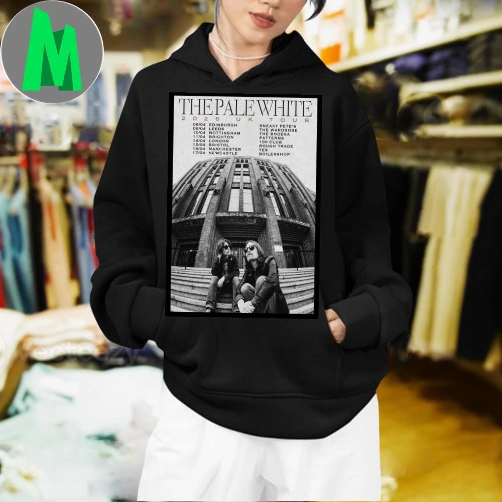 The Pale White 2026 UK Tour Poster Shirt