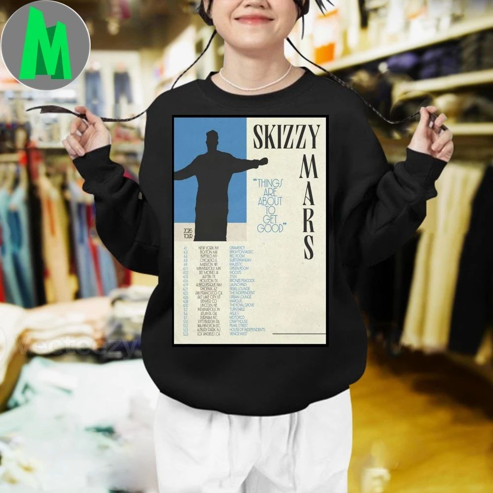 Skizzy Mars North American Tour 2026 Poster T-Shirt