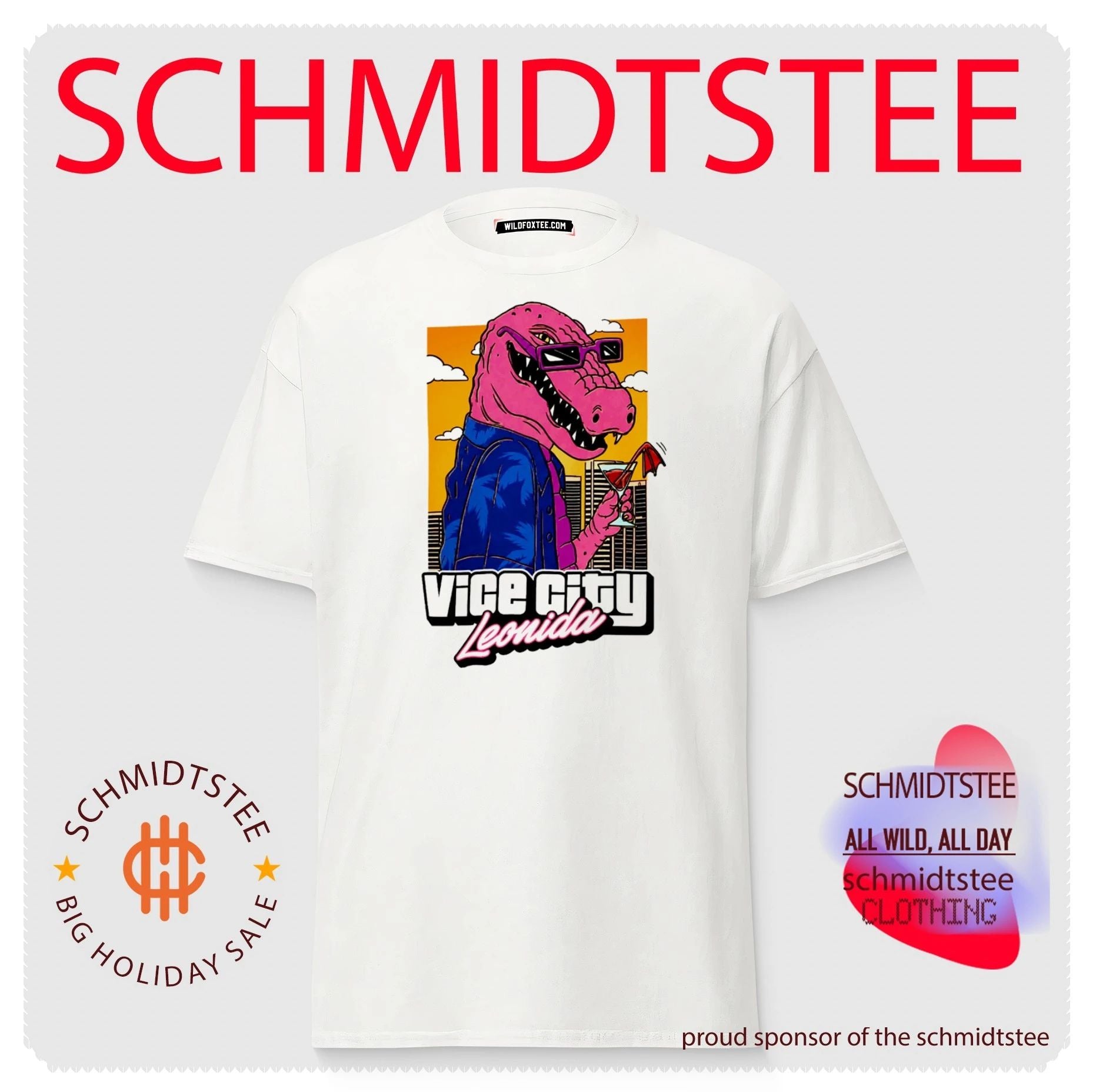 Grand Theft Auto VI GTA 6 Jason Vice City Leonida Alligator Shirt