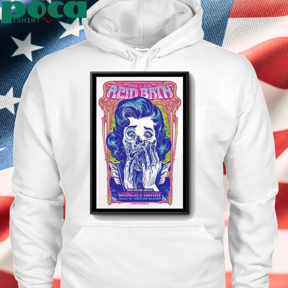 LIMITED Apr 4, 2026 Poster Acid Bath Dallas, TX Tour shirt