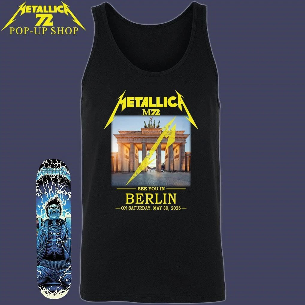 Metallica M72 See You In Berlin On Saturday May 30, 2026 T-Shirt