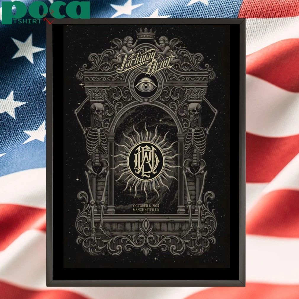 Parkway Drive Oct 6 2025 AO Arena in Manchester UK Poster T-shirt
