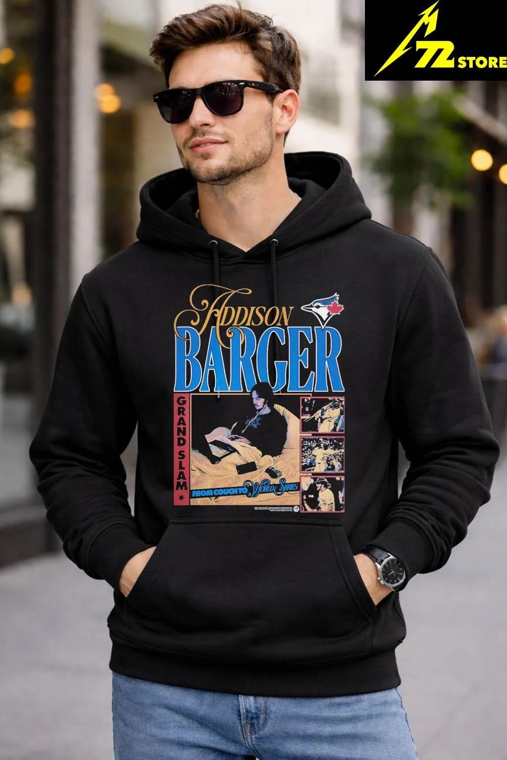 Davis Schneider Blue Jays Addison Barger Shirt