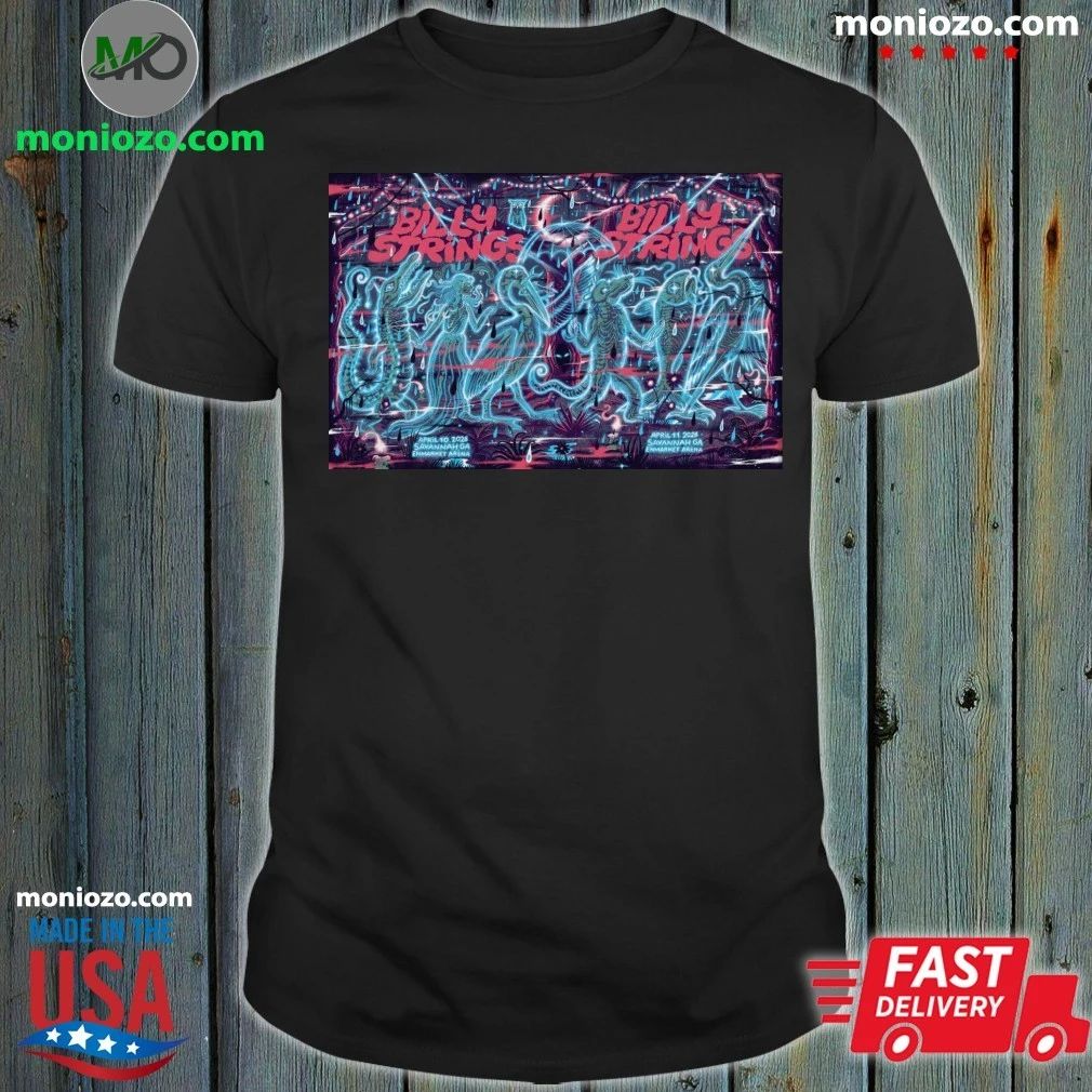 Billy Strings Savannah 2026 At Enmarket Arena Poster Shirt