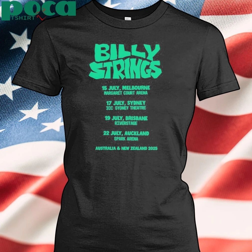 Billy Strings 2025 Tour Australia and New Zealand Shirt