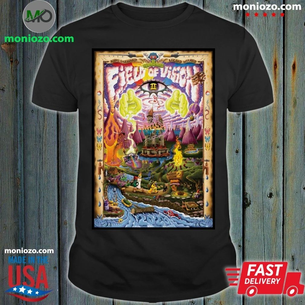 King Gizzard And The Lizard Wizard Field Of Vision II Festival Aug 14-16 2026 In Buena Vista CO Poster Shirt