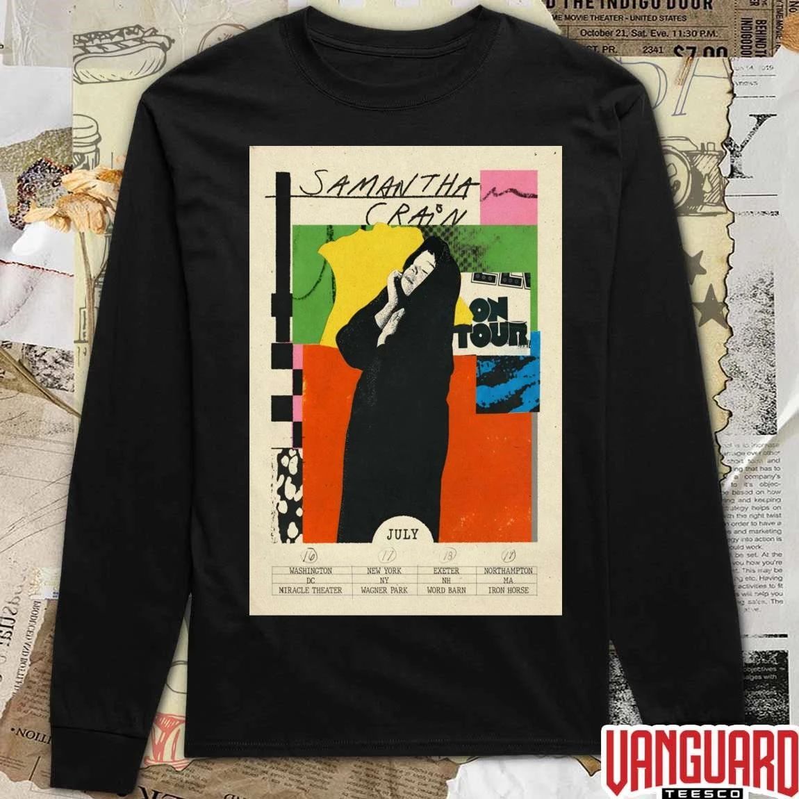 Samantha Crain On Tour 2026 July 16 Washington DC Miracle Theater Poster t-shirt
