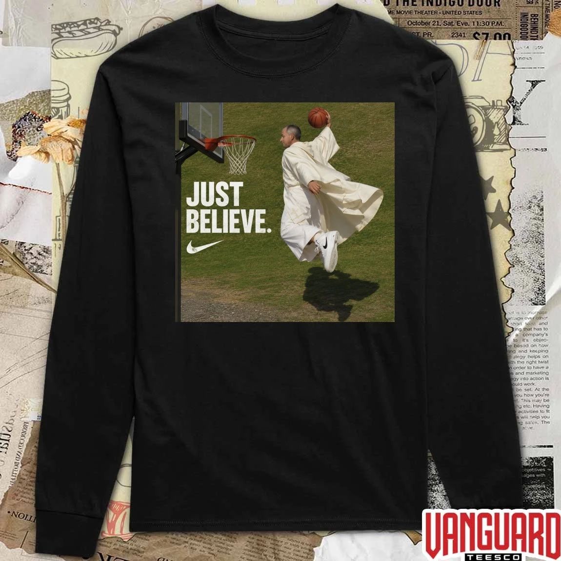 Pope Leo XIV Just Believe 2026 t-shirt