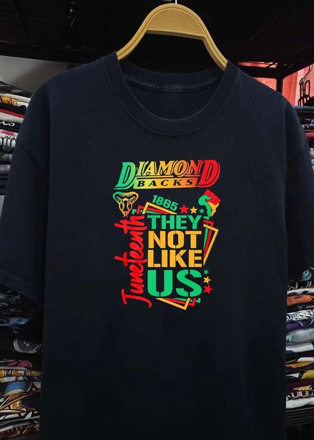 Juneteenth Diamondbacks 1865 They Not Like Us Shirt