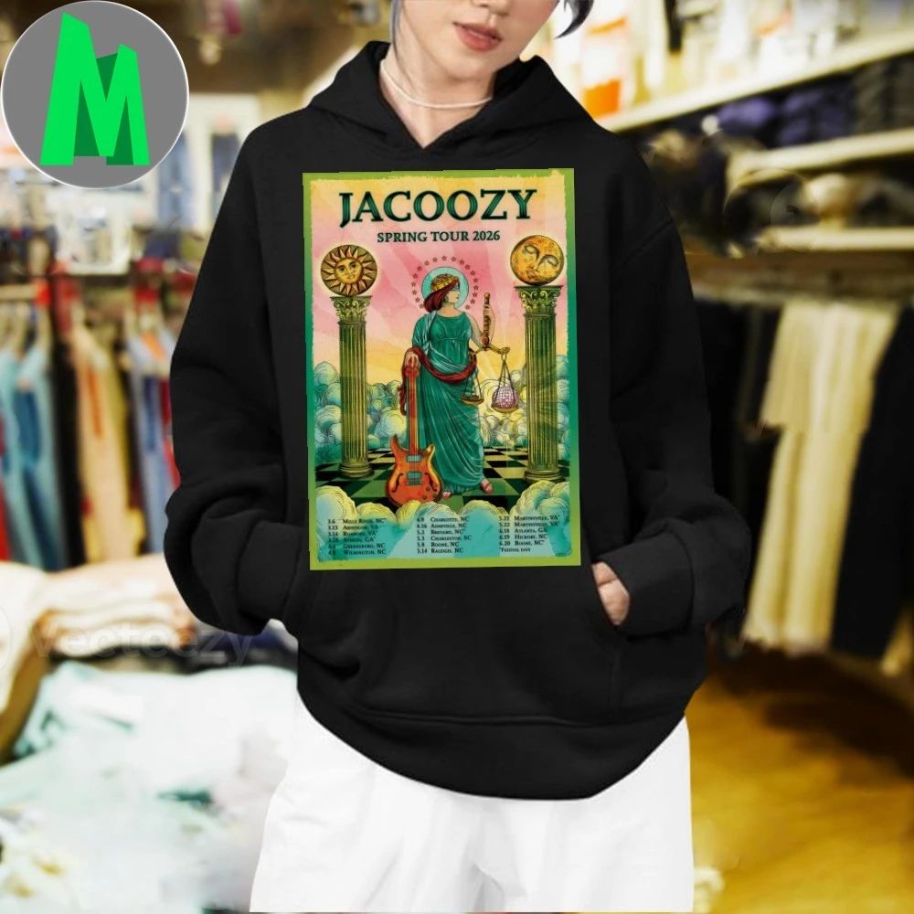 Original Jacoozy Spring Tour 2026 Poster Shirt