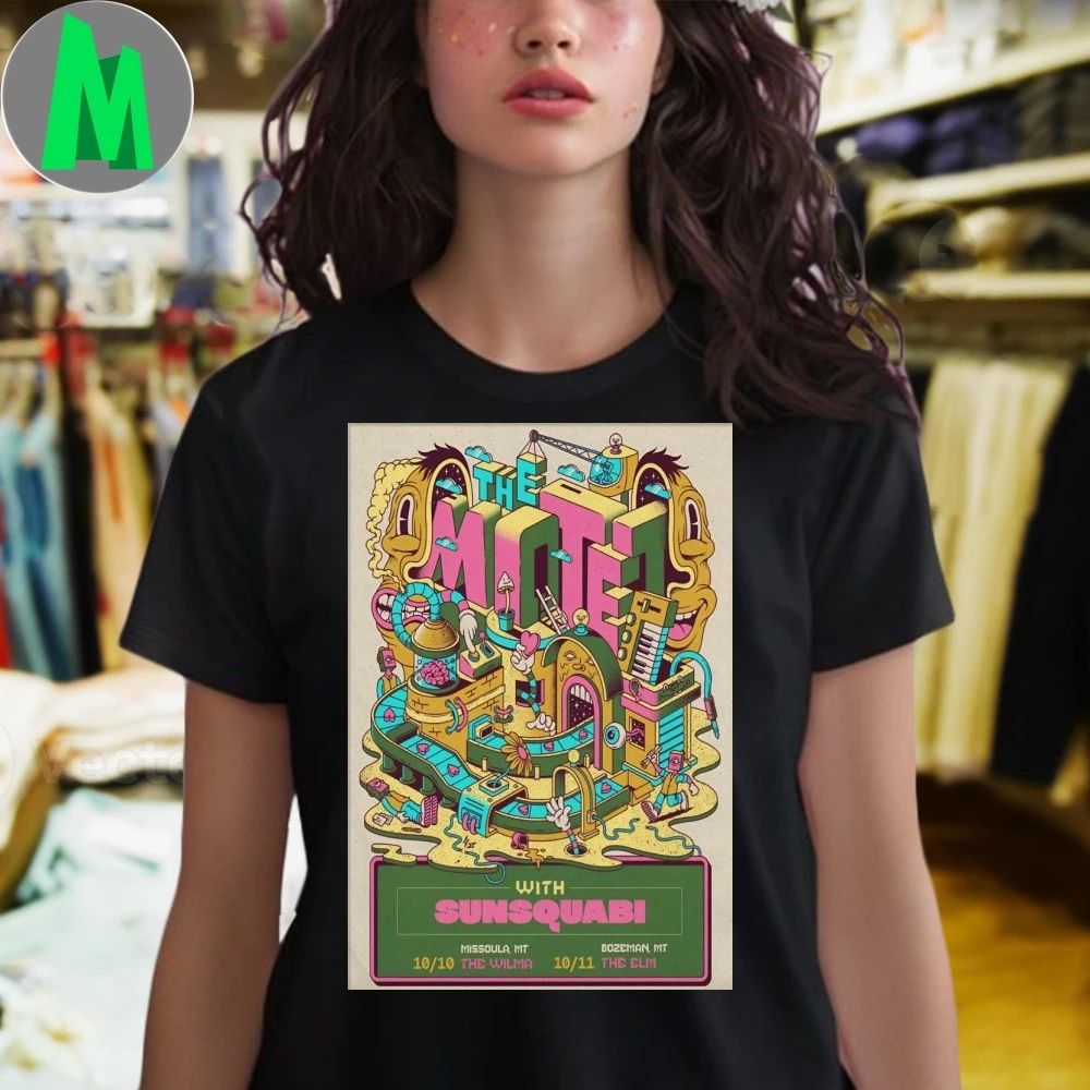 The Motet Oct 10-11 2025 In Missoula MT And Bozeman MT Poster Shirt