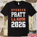 Vote Spencer Pratt for Mayor of Los Angeles 2026 Election t-shirt