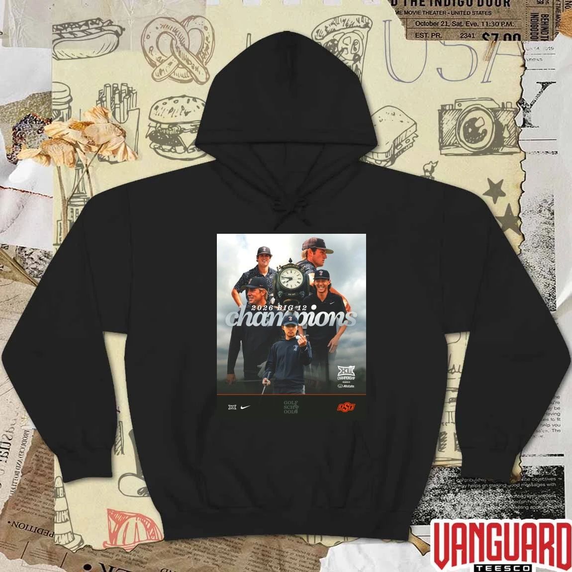 Back-to-back Big 12 Champions OSU Cowboy Golf Poster t-shirt