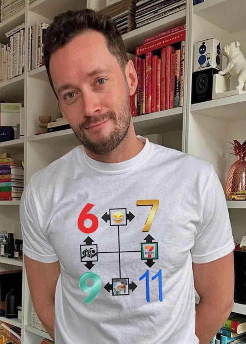 6 7 9 11 number grid emoji dance floor tragedy shirt