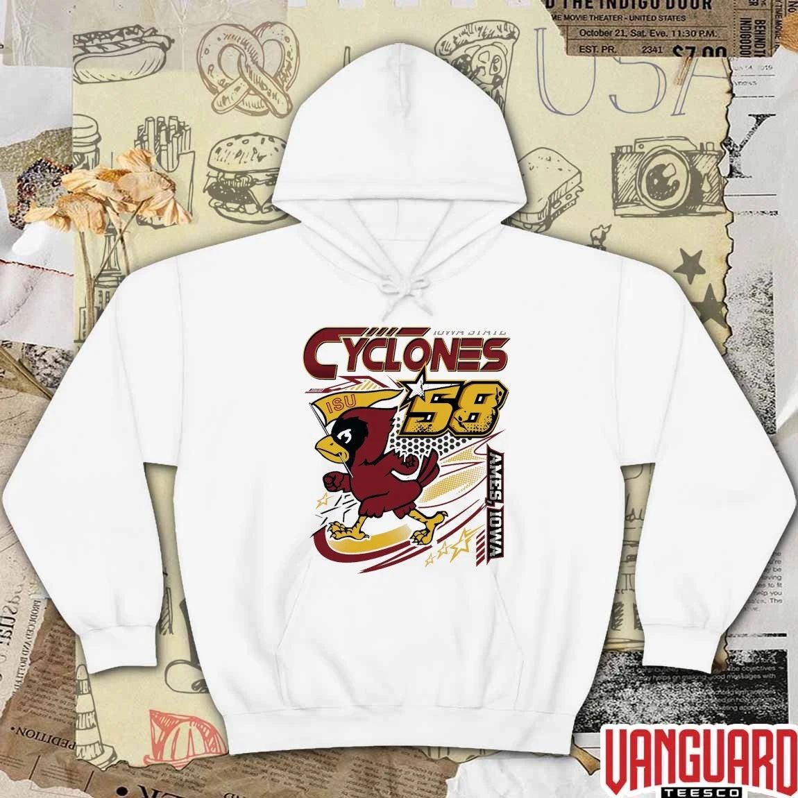 Iowa State Cyclones Ames Iowa 90s Racing Cy t-shirt