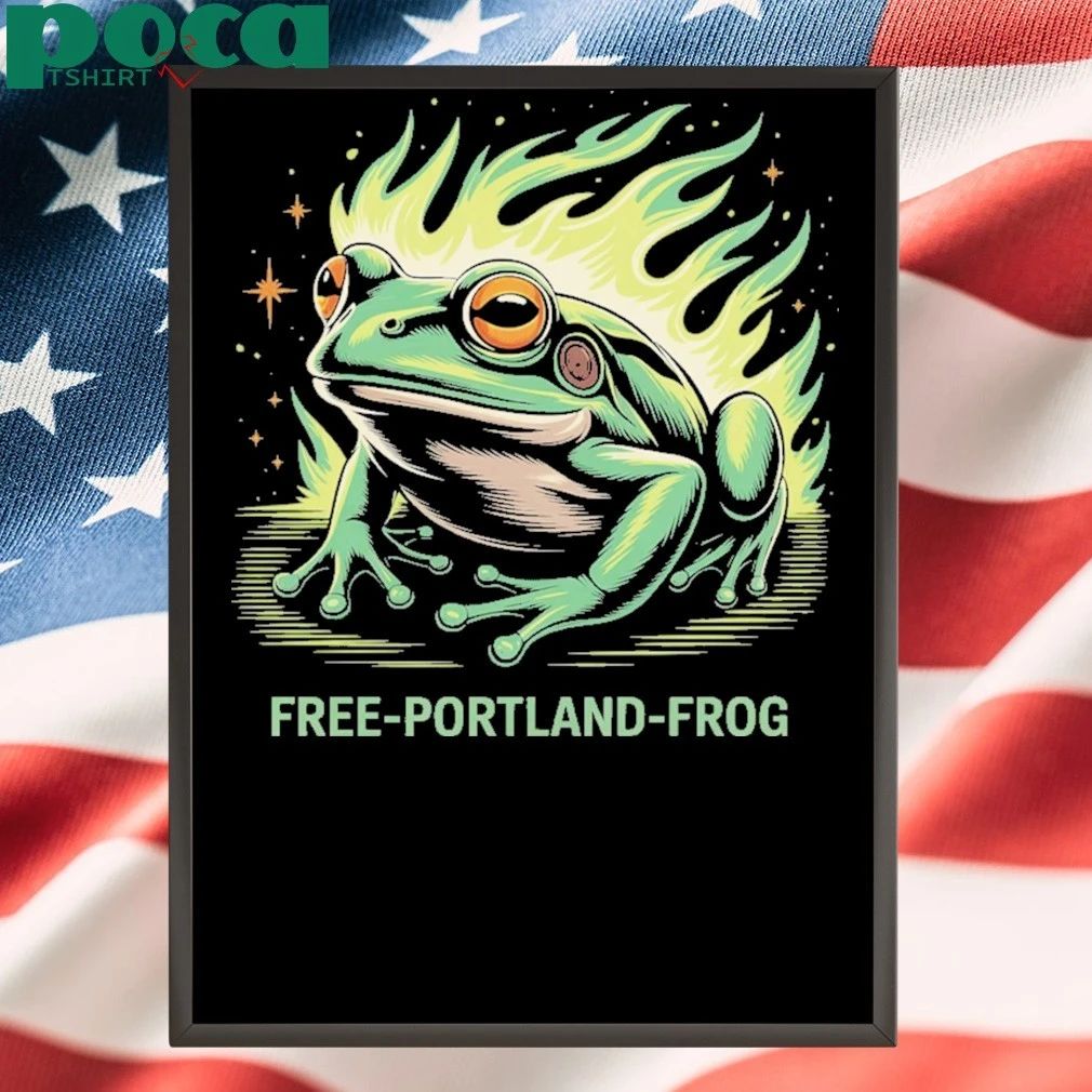 Free-Portland-Frog Portland Frog Against Resist T-Shirt
