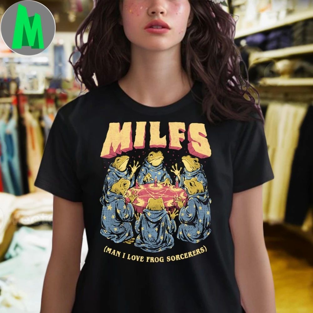 Milfs Man I Love Frog Sorcerers Shirt