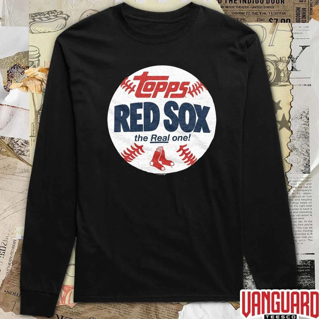 Boston Red Sox MLB 2026 x Topps Baseball The Real One t-shirt