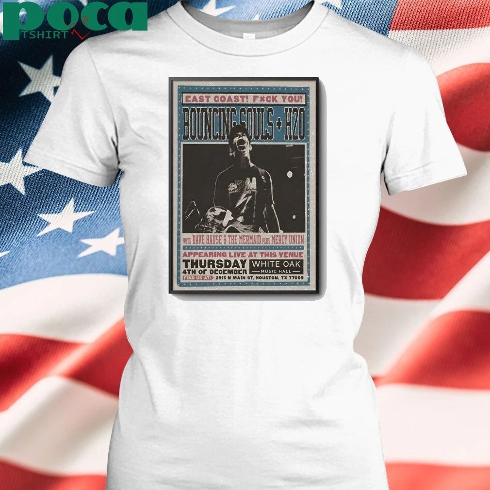 The Bouncing Souls Houston TX, December 4 2025 Poster shirt