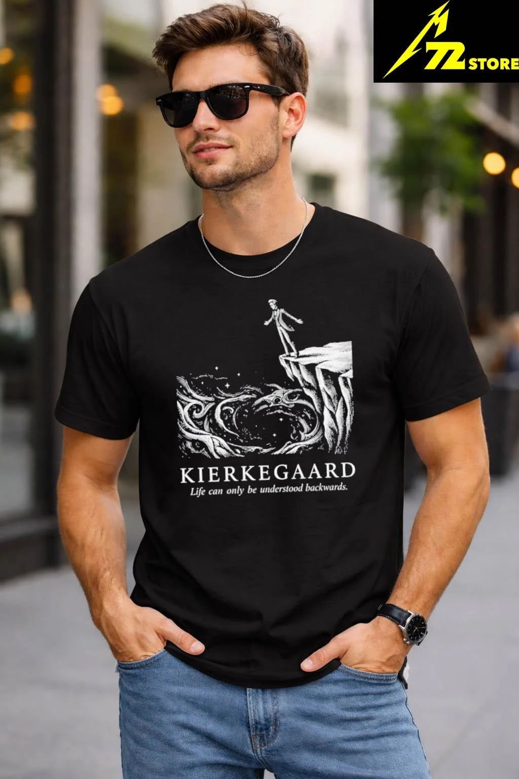 Soren Kierkegaard Life Can Only Be Understood Backwards Shirt