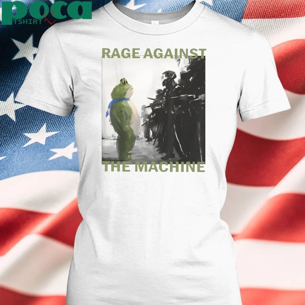 Portland Frog Protest 2025 Rage Against The Machine T-shirt