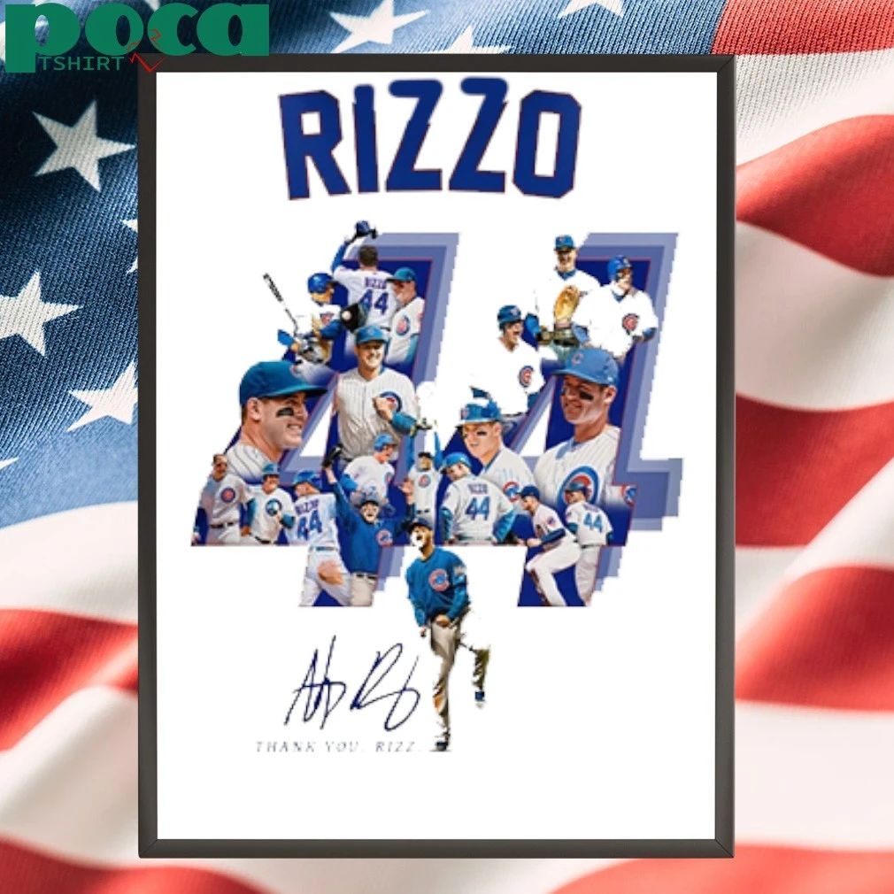 Chicago Cubs Legend Anthony Rizzo Signature 2025 T-shirt