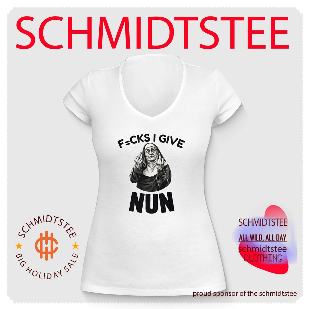 Fucks I Give Nun middle finger sarcastic shirt
