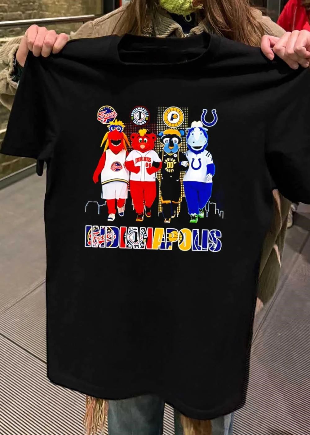 Fever Indians Pacers Colts Mascots Indianapolis Shirt