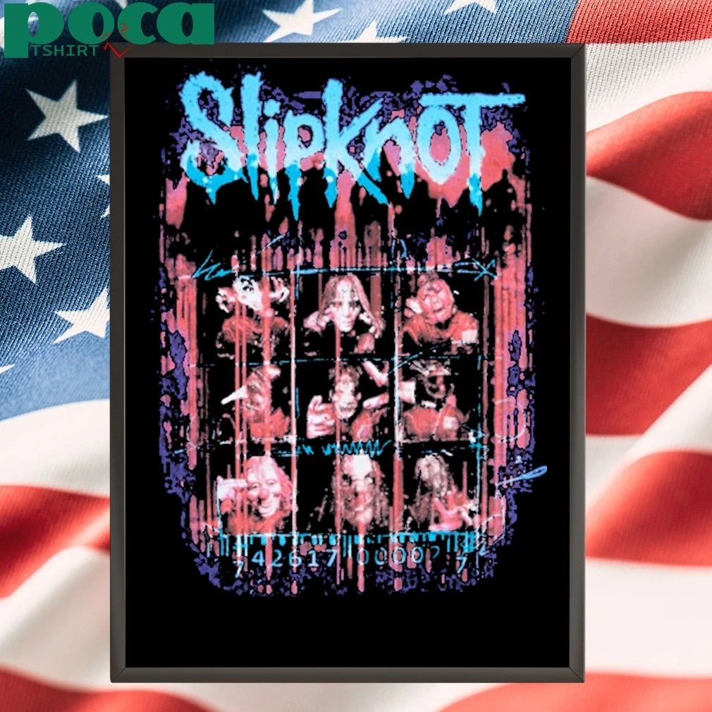 Slipknot 1999 Collage Self Titled Faces T-Shirt